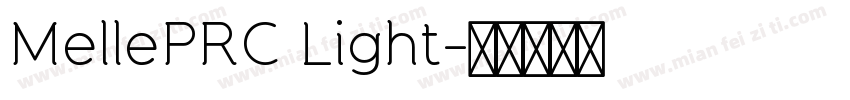 MellePRC Light字体转换